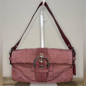 Y2K Coach Signature Soho Demi Flap Bag